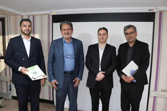 مراسم تکریم و معارفه سرپرست مدیریت داخلی بیمارستان شهید بقایی ۲